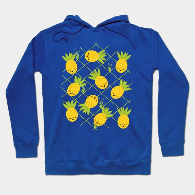 Vintage Pineapple Hoodie by Mitalie